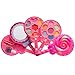 DRESS 2 PLAY Kids Makeup Kit for Girls - Princess Real Washable Make Up Set - 3 in 1 Makeup Kit for Toddlers - Cosmetics Pretend Playset Toy with Lollipop, Ice Cream, and Donut Makeup Palettes