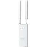 BrosTrend AC1200 Outdoor Access Point Long Range, Dual Band 5GHz 867Mbps & 2.4GHz 300Mbps, IP65 Weatherproof Gigabit WiFi Acc