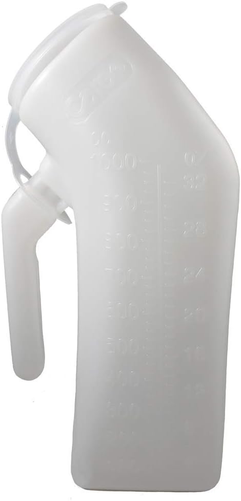 Carex Portable Urinal For Men - Male Urinal and Travel John - Plastic Urinal: Health & Personal Care