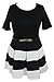 Chase Secret Womens Stripe Party Skater Swing Dress Plus Size XXX-large White