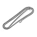 Aienid Pendant Necklace, Stainless Steel Headset Shaped Punk Style with 60CM Free Chain for Mens Silver