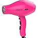 Xtava Professional Ionic Hair Dryer - Peony Pink Salon Blow Dryer - Turbo Travel Hair Dryer with Attachment Nozzle - Compact Lightweight 1875 Watt Powerful Iron Blowdryer Best for Frizz Free Results