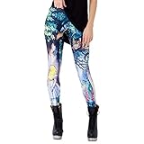 Womens Cute Cheshire Cat Alice in Wonderland Printed Tight Leggings Pencil Pants,No1,One Size