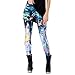Womens Cute Cheshire Cat Alice in Wonderland Printed Tight Leggings Pencil Pants,No1,One Size