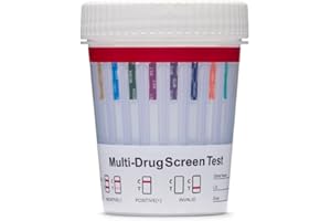 3 Pack - DrugExam 12 Panel Drug Test Cup Kit with Temperature Strip-Testing Marijuana THC50/AMP500/BAR300/BZO300/COC150/MDMA500/MET500/MTD300/OPI300/OXY100/PCP25/TCA1000.Urine Test