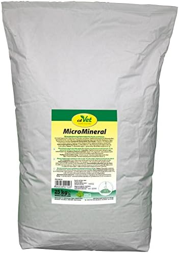 cdVet Naturprodukte MicroMineral Hund & Katze 25 kg - natural micronutrient supply - relief detoxification organs - mineral balance - metabolism - coat - vitamin protection -
