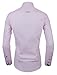TAM WARE Mens Classic Slim Fit Contrast Inner Long Sleeve Dress Shirts TWNMS310S-8219-PINK-US M