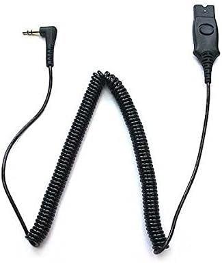 Plantronics Bottom Cable for the Alcatel lP Touch, Black, 12 cubic inches
