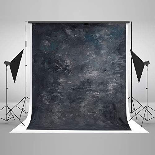 KateHome PHOTOSTUDIOS 1.5x2.2m Abstract Black Photo Background Portrait Microfiber Backdrop Photo Studios Props