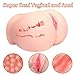 Masturbator Sex Doll with Big Ass Tight Canals for Men Masturbation Vagina Anal Sex, 3D Realistic Male Masturbator with Soft Material Dual Ends for Stimulating Suction (11LB)