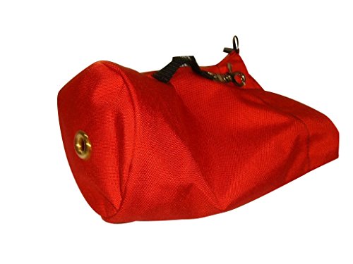Rope Bag,Rescue Throw Rope Bag,Cordura Drop Bag Holds up to 65' Made in USA. (Red) - Thumbnail 7