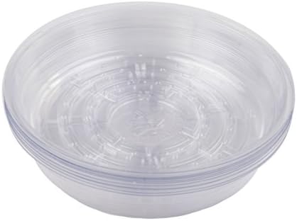 Curtis Wagner Round Clear Vinyl Plant Saucer (10, 7")