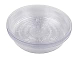 Curtis Wagner Round Clear Vinyl Plant Saucer (10, 7