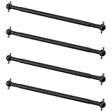 4pcs HobbyPark 08029 Metal Steel 90mm Dogbones Shaft Front/Rear For Volcano Epx/PRO 1/10 Electric RC Monster Truck Parts Replacement