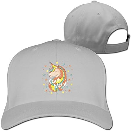 Caps VG5V Death Metal Unicorn Rainbow Men's Classical Baseball Hat Outdoor Sport Baseball Cap