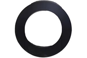 Black Stainless Steel Chimney For Wood Burning Fireplaces 150mm 6 Inch Diameter Rust Resistant Heat Resistant With Wall Colla