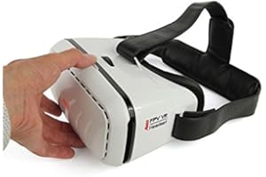 AS SEEN ON TV! Dynamic Virtual Viewer (DVV) 3D Glasses | Smartphone Video Virtual Reality VR Headset Player - (Black) iOS and