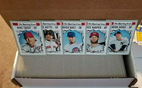 2019 Topps Heritage Complete Hand Collated Baseball NM-MT Set of 400 Cards With Rookies - NO Short Prints.