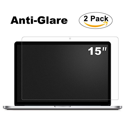 2 pack anti glare screen protector for macbook pro 15…