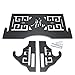 Eforlife Wall Mount Classical Hollow Out Chinese Characters Dragon Katana Samurai Sword Holder Stand Bracket Hanger