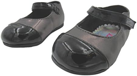 Josmo 1602 First Walker Girl Shoes (3, Black)