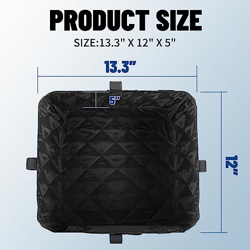 RAYMACE Bike Basket Liner & Cargo Net, Reusable Thickened Lining