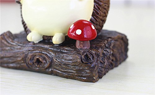 ToiM Cute Hedgehog Money Box Money Jar Money Box Piggy Bank Coin Bank , Creative Birthday Gift Desktop Decoration Crafts (Stump)
