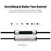 OVC H1 In Ear Headphones, Air Charger Technology 3 Adjustable Bass Sound Effects, Earbuds with Microphone and Remote for iPhone5/6/6S, iPad, iPod, Versatile Earphones for Game, HiFi, 3D (Black)