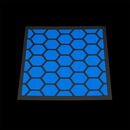 RydeSafe Reflective Decals - Hexagon Kit - Small (Blue)