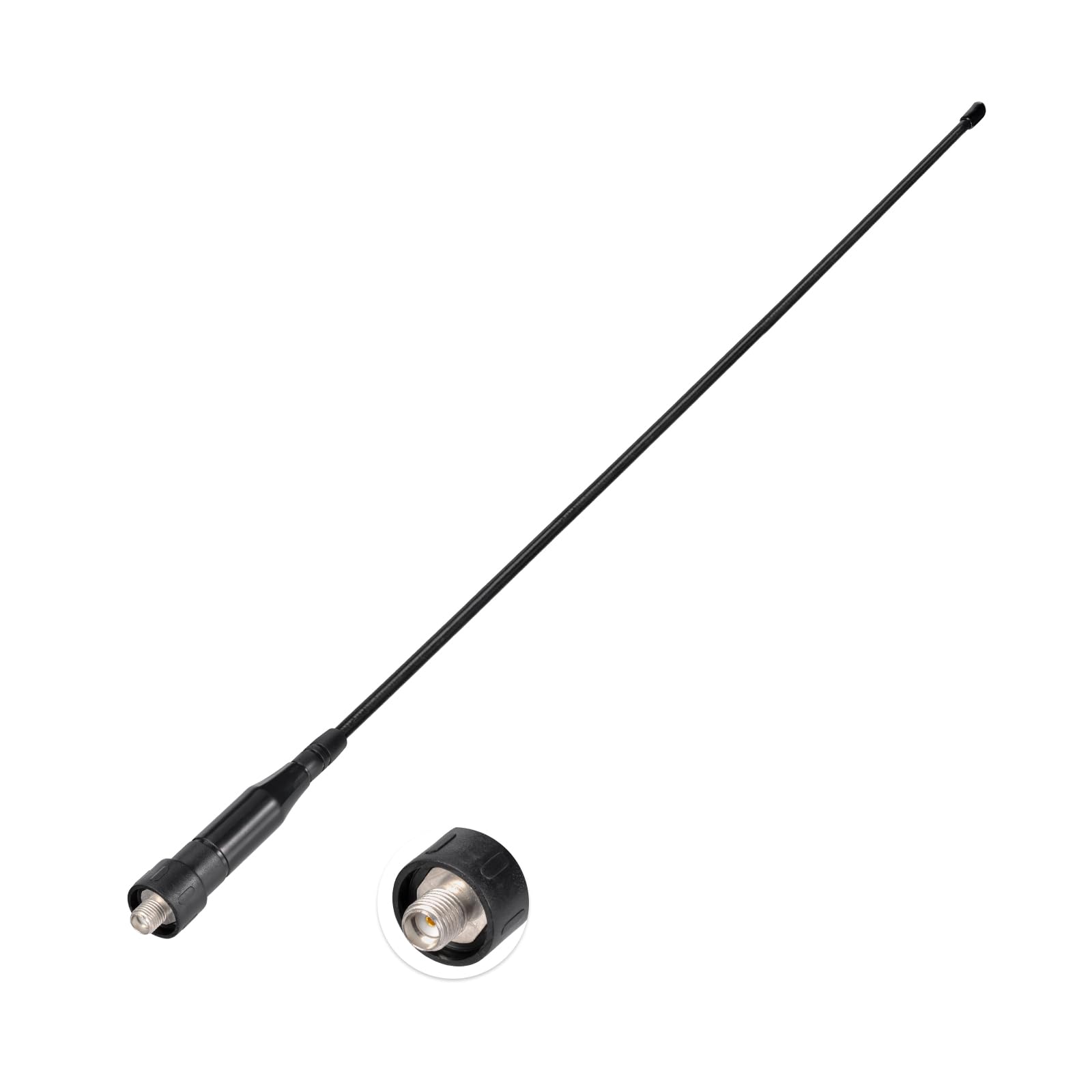 Eightwood Dual Band VHF UHF Ham Radio Antenna 136-174MHz/400-470MHz Two Way Radio Antenna used for ham radio communication,broadcast radio,marine VHF radios