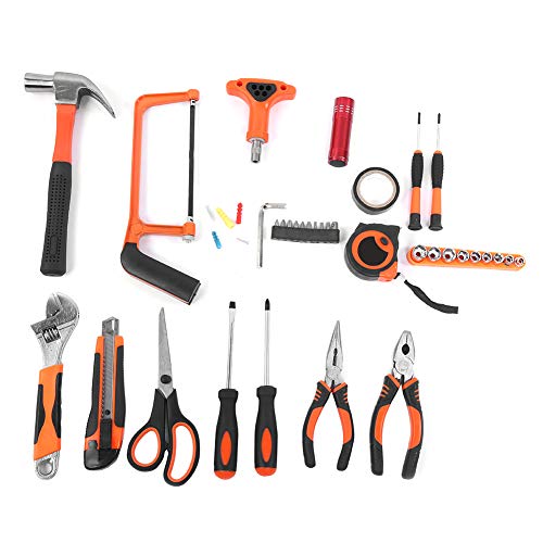 Werkzeugset im Koffer, 45-teiliges Werkzeugkoffer, Handwerkzeugset DIY Schraubenschlüssel Hardware Reparatur… – Bild 5