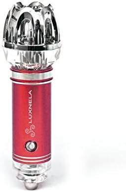 Top Quality Car Air Purifier / Ionizer by Luxnela. Removes Bad Odors, Smoke, Cigarette Smoke, Pollen, Dust (Red)