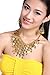 ZLTdream Belly Dance Gypsy Jewelry Accessories Dancing Necklace+Earrings 3pcs/set Gold