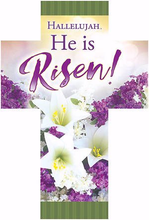 Amazoncom easter cross bookmark  hallelujah he is risen  kjv Amazoncom easter cross bookmark  hallelujah he is risen  kjv