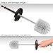 Home Intuition Toilet Brush & Holder Set, Bathroom Bowl Scrubber with Holder (2 Pack, Bronze)