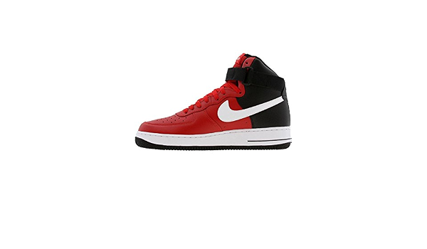 Amazon.com: Nike Mens Air Force 1 High '07 Red/black/white Shoes : Ropa,  Zapatos y Joyería