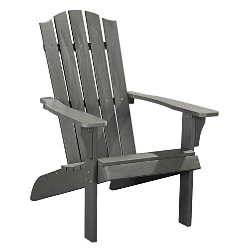 PolyTEAK Adirondack Chair, Premium Weather Resistant Poly Lumber