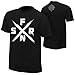 WWE AUTHENTIC WEAR Seth Rollins SFNR T-Shirt Black Extra Large
