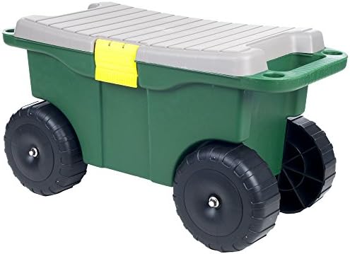 Pure Backyard 75-MJ2011 20″ Plastic Backyard Storage Cart & Scooter