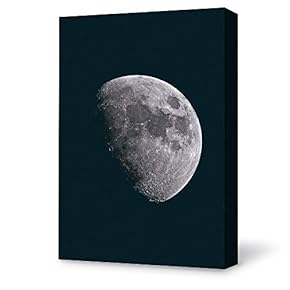 Canvas Wall Art for Living Room,Bedroom Home Artwork Paintings Beautiful Moonlight Ready to Hang - 12x18 inches