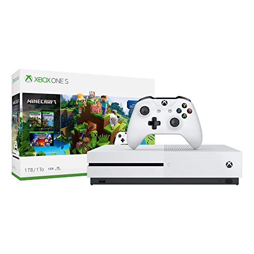 Xbox One S 1TB Console – Minecraft Bundle (Renewed)