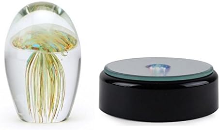 Baby Confetti Glow in the Dark Jellyfish LED Multicolor Changing Light Base New