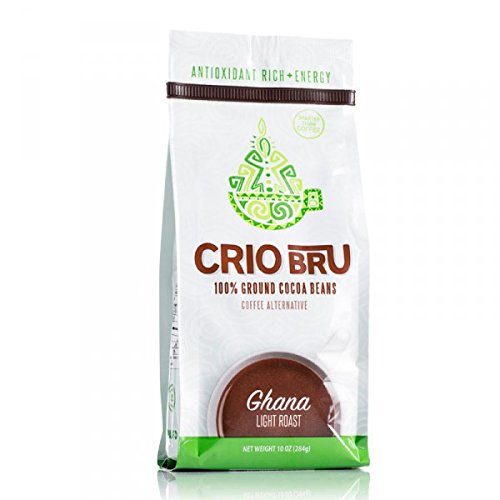  Crio Bru 100% Ground Cocoa Beans Ghana Light Roast (10 OZ) 