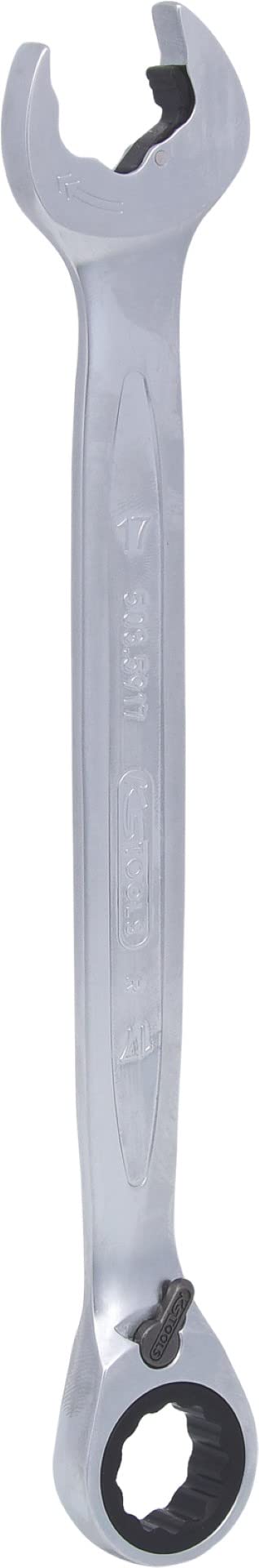 KS Tools 503.5917 Ratchetcombination Wrench 17mm Revwith Ratchet Function On Open Side — image 1