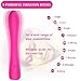 Waterproof Vibrator Dildo for Women with 9 Strong Vibration Modes for Effortless Insertion, PALOQUETH Silicone G Spot Vibrator Clitoral Vibrator for Exciting Stimulation- Ideal Sex Toy for Beginners