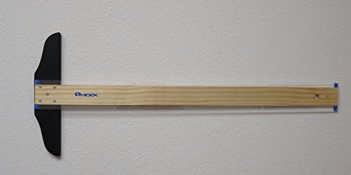 HIDEX double transparent acrylic edge T-Square, 24"