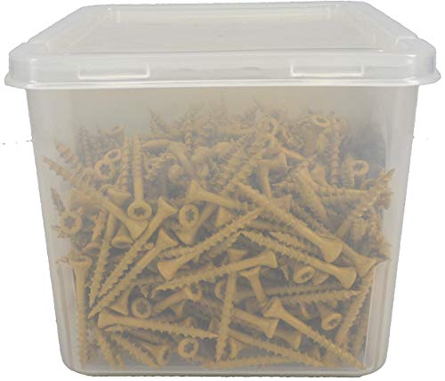 HILLMAN FASTENERS 48412 Deck Screws, Tan, 735 Piece