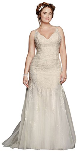 Melissa sweet illusion tank wedding dress Clearance