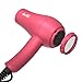 BERTA 1875Watts Folding Handle Hair Dryer Ceramic Negative Ionic Blow Dryer with Nozzle Compact for Children & Traveling