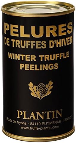 Plantin - Genuine Black truffle Tuber Melanosporum 100g tin (3.5oz) Peelings